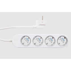 Shelly prolunghe e multiple 2 m 4 presa(e) AC Interno Bianco