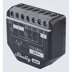 Shelly 2PM Gen4 Attuatore per tendina/persiana 2 canali - Vista aggiuntiva 2