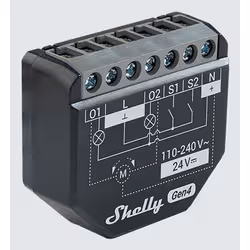 Shelly 2PM Gen4 Attuatore per tendina/persiana 2 canali - Vista aggiuntiva 3
