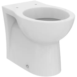 Ideal Standard - Eurovit, WC a terra universale per installazione filo parete, W330401, Bianco