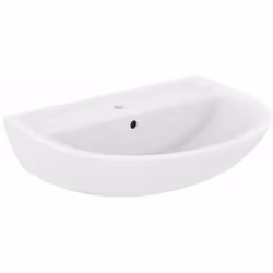 Lavabo colore: bianco materiale: ceramica per sanitari dimensione: 650 × 495 × 160 mm con troppopieno 1 foro per il miscelato ...