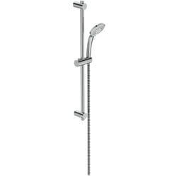 Ideal Standard - Idealrain M3 smart, asta doccia, doccetta a 3 funzioni con diametro 10 cm con sistema anticalcare, B9508AA, cromato