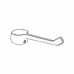 Leva clinica in metallo serie Base di Ideal Standard, in metallo con finitura cromo lucida. Attacco adatto alle cartucce Idea ...