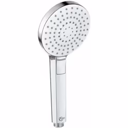 Doccetta a mano Idealrain Evo Jet CIRCLE diametro della testa: 110 mm portata a 3 bar 8 l/ min 3 tipi di getto: pioggia, mass ...