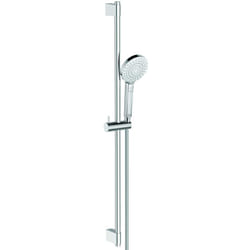 Ideal Standard - Idealrain Evo Jet - Set doccia Circle, asta saliscendi 90 cm, con doccetta a mano, 3 getti, cromato B2237AA