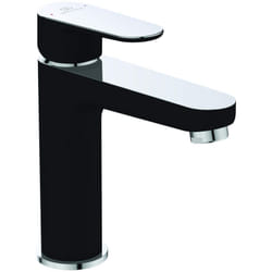 Tyria Miscelatore per lavabo per bagno, Cromato e nero, Con piletta in metallo - Ideal Standard