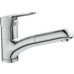 BC143AA Ceraflex Miscelatore Cucina monocomando da appoggio su lavello, doccetta orientabile ed estraibile, cromato - Ideal Standard