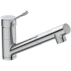 Ideal Standard - Ceralook, Miscelatore da appoggio su lavello a bocca bassa orientabile con doccetta estraibile, BC294AA, Cromato