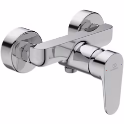 Cerafine O. Mix di design e tecnologia Rubinetto monocomando esterno per doccia, Cromato Cartuccia FirmaFlow da 38mm con limi ...