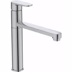 Miscelatore monocomando per lavello materiale: ottone finitura: cromata montaggio: monoforo, verticale braccio di erogazione  ...