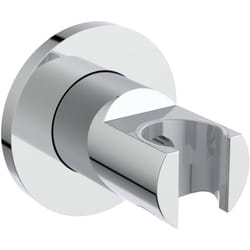 Ideal - Standard rain, Supporto a parete fisso per doccetta, BC806AA, Cromato