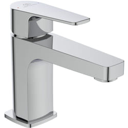 Ideal Standard - Cerafine d, Miscelatore lavabo senza asta di comando e piletta e portata massima a 5l/min, Easyfix, BC682AA, Cromato