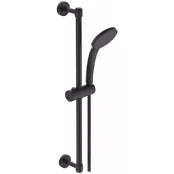 Il set doccia include doccetta a mano versione: seta nera diametro del soffione doccia: 100 mm 1 getto della doccia limitator ...