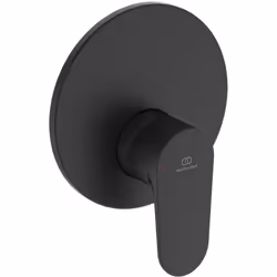 Cerafine O. Mix di design e tecnologia Rubinetto doccia ad incasso monocomando una via completo di corpo incasso, Nero seta M ...