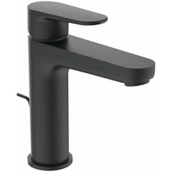 Ideal Standard - Cerafine o - Miscelatore per lavabo, con sistema di scarico, nero BC699XG