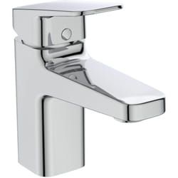 Ideal Standard - Ceraplan, Miscelatore monocomando lavabo con portata massima 5 l/min, Easy Fix, BD214AA Cromato