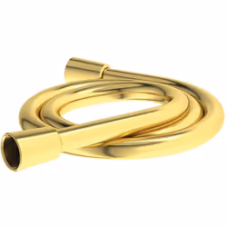 Idealrain Idealflex - Tubo flessibile per doccia, 1,25 m, colore: Oro spazzolato
