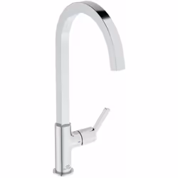Miscelatore da cucina Gusto colore cromo altezza del miscelatore 424 mm lunghezza del braccio di erogazione 204 mm zona di co ...