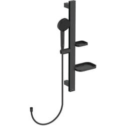 Ideal Standard - Alu+, Asta doccia in alluminio da 60cm, BD586XG, Nero Seta