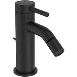 Ideal Standard - Ceraline, Miscelatore monocomando bidet, Rubinetto bidet con cartuccia FirmaFlow, Con asta di comando e piletta, Easyfix, BD765XG,