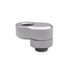 EK Water Blocks EK-Quantum Torque Rotary Offset 14, Guarnizione, Ottone, Acciaio satinato, Titanio, 1/4", 21 mm
