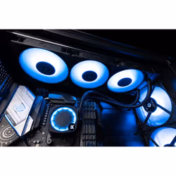 EK Water Blocks Nucleus AIO CR360 Lux D-RGB Processore Raffreddatore di liquidi tutto in uno 12 cm Nero 1 pz