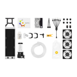 EK Water Blocks EK-Quantum Power² Case per computer, Processore Kit di raffreddamento a liquido 12 cm Multicolore