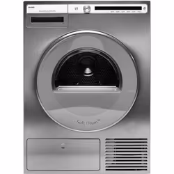 Asko Logic T408HD.S, Libera installazione, Caricamento frontale, Pompa di calore, Acciaio inox, Manopola, 117 L