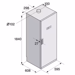 Asko Style DC7784V.W asciugatrice Libera installazione Caricamento frontale 4 kg Bianco - Vista aggiuntiva 2