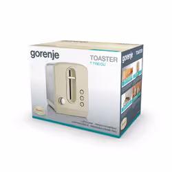 Gorenje T1100CLI 6 2 fetta/e 1100 W Champagne - Vista aggiuntiva 3