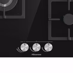 Hisense GG633B piano cottura Nero Superficie piana 58 cm Gas 3 Fornello(i) - Vista aggiuntiva 4
