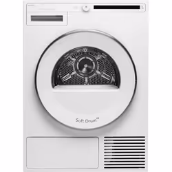 Asko Classic T211H.W, Libera installazione, Caricamento frontale, Pompa di calore, Bianco, Pulsanti, Manopola, 145 L