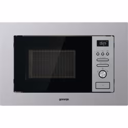 Gorenje BM201AG1X, Da incasso, Microonde con grill, 20 L, 800 W, Display incorporato, LED
