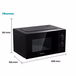 Hisense H20MOBP1G forno a microonde Nero Microonde con grill Superficie piana 20 L 700 W - Vista aggiuntiva 8