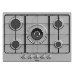 Hisense GM772XF piano cottura Grigio Da incasso 71 cm Gas 5 Fornello(i)
