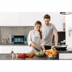Hisense H23MOBSD1HG Nero Microonde con grill Superficie piana 23 L 800 W