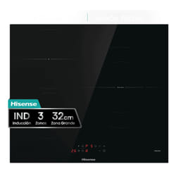 Hisense HI6321BSCE piano cottura Nero Da incasso 59 cm Piano cottura a induzione 3 Fornello(i)