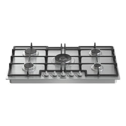 Hisense GMED973X piano cottura Acciaio inox Da incasso 88 cm Gas 5 Fornello(i)