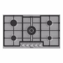 Hisense GMED973X piano cottura Acciaio inox Da incasso 88 cm Gas 5 Fornello(i) - Vista aggiuntiva 6