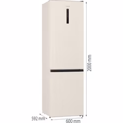 Hisense RB434N4CRE frigorifero con congelatore Libera installazione 331 L E Crema - Vista aggiuntiva 6