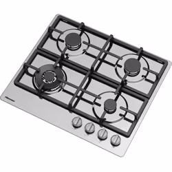 Hisense GM663XHFSI piano cottura Acciaio inox Da incasso 60 cm Gas 4 Fornello(i) - Vista aggiuntiva 2