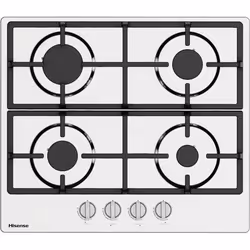 Hisense GM643XHFCI, Acciaio inox, Da incasso, 60 cm, Gas, Di ghisa, 4 Fornello(i)