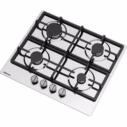 Hisense GM643XHFCI piano cottura Acciaio inox Da incasso 60 cm Gas 4 Fornello(i)