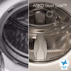 Asko W3096RW lavatrice Caricamento frontale 9 kg 1600 Giri/min Bianco - Vista aggiuntiva 6