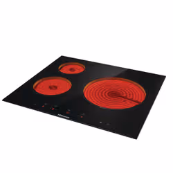 Hisense E6332BSCE piano cottura Nero Da incasso 60 cm Ceramica 3 Fornello(i) - Vista aggiuntiva 5