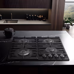 Hisense GG663BHF piano cottura Nero Superficie piana 60 cm Gas 4 Fornello(i) - Vista aggiuntiva 6