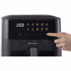Hisense HAF2100DCD Singolo 7,7 L 2100 W Friggitrice ad aria calda Nero - Vista aggiuntiva 4