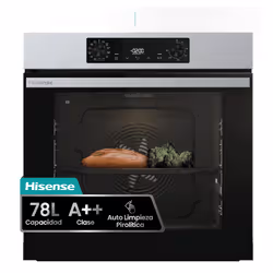 Hisense BI64223EPX forno 78 L 3500 W Acciaio inox, Nero - Vista aggiuntiva 2