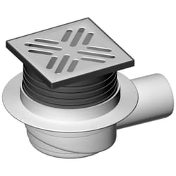 Fluidmaster - Piletta Di Scarico Da Pavimento 105x105 mm, valvola di non ritorno