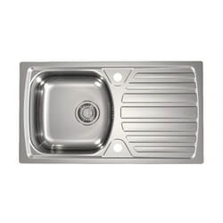 Alveus Basic 170 Lavello montato su piano Rettangolare Acciaio inox